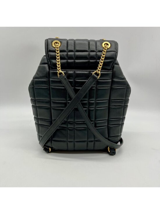 Kate Spade Black Quilted Leather Evelyn Backpack